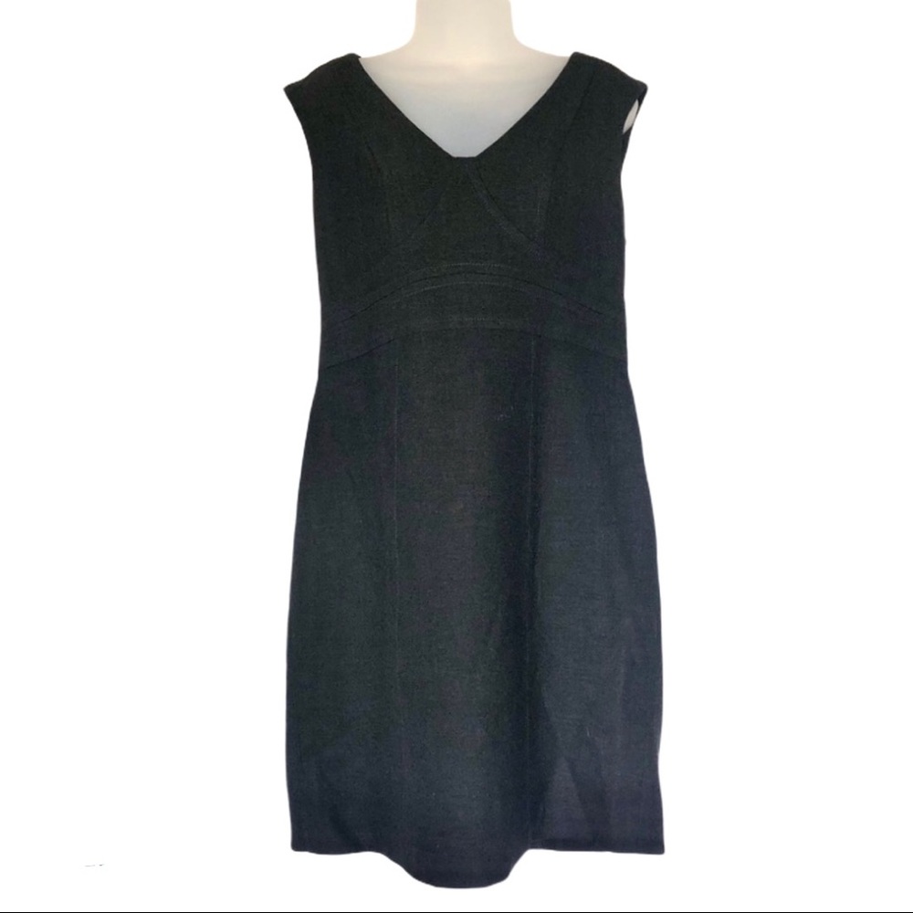 LOFT Gray Dress Structured Career Work Office